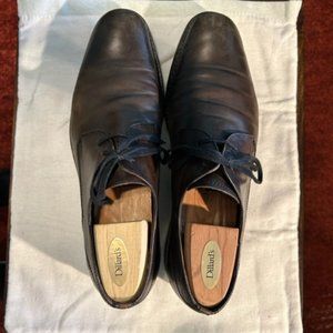 John Varvatos Brown Leather Derby Shoe - 10.5